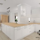 Biała kuchnia w stylu klasycznym