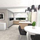 Dom z lasem w tle Katowice