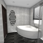 Łazienka w odcieniach szarości Tychy