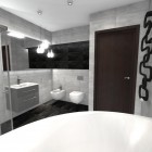 Łazienka w odcieniach szarości Tychy