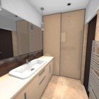 Łazienka z czekoladowo-śmietankowym kontrastem Tychy