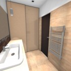 Łazienka z czekoladowo-śmietankowym kontrastem Tychy