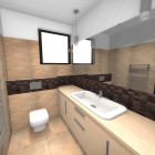 Łazienka z czekoladowo-śmietankowym kontrastem Tychy