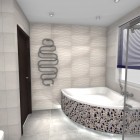 Łazienka z elementem blue otoczaka Tyhcy