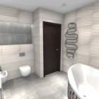 Łazienka z elementem blue otoczaka Tyhcy