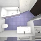 Nowoczesna łazienka z różową szklaną mozaiką Katowice